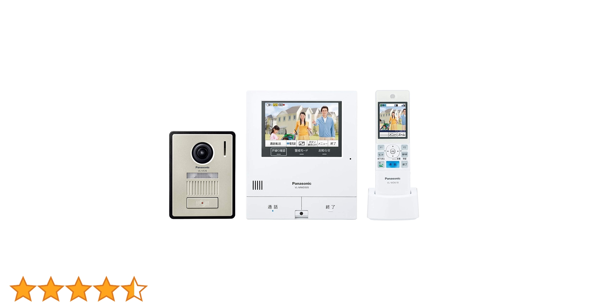 Panasonic VL-SWD505KFK ブラック パナソニック VL-SWD505KFK | エクステリア | 住の森